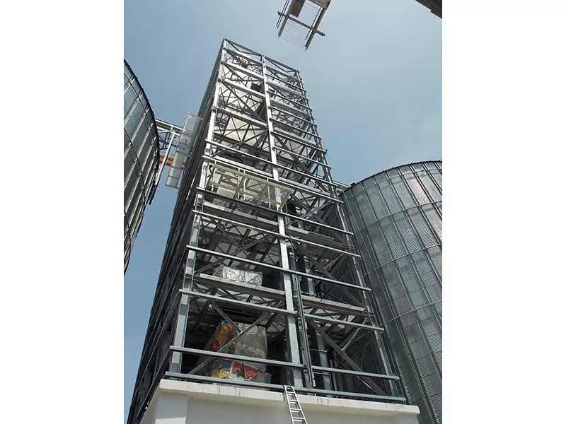 Steel tower buildings 