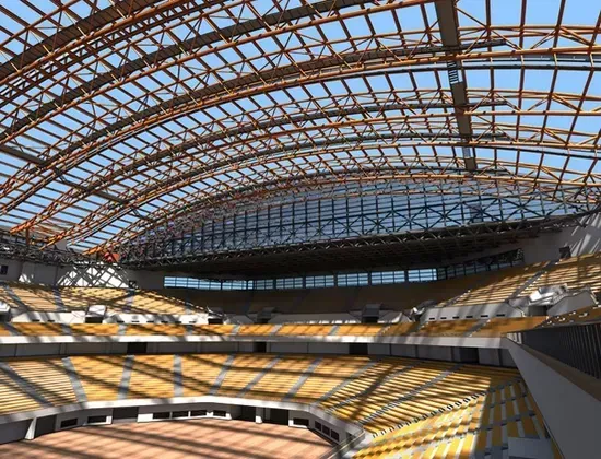 Katta po'latdan yasalgan kosmik ramka stadioni