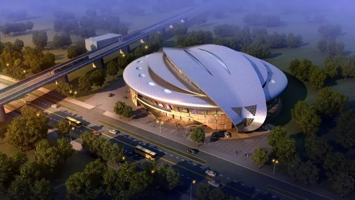 Yengil maxsus shaklli po'lat stadion